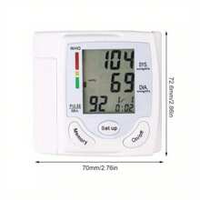 Automatic Wrist Blood Pressure Monitor – Battery Powered