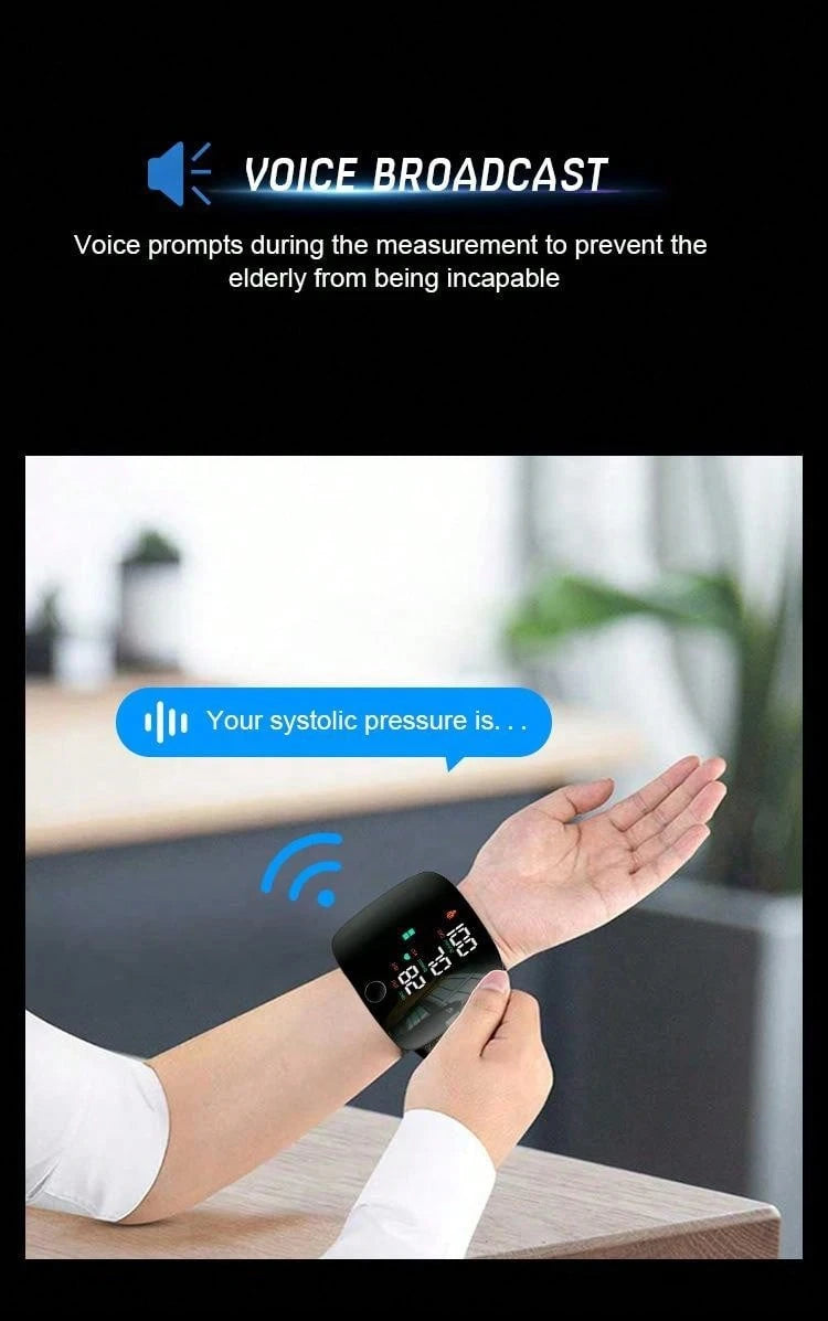 Professional Wrist BP Monitor – USB Rechargeable