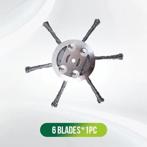 👨🌾6 inch Steel Wire Brush Cutter Trimmer Head🔥
