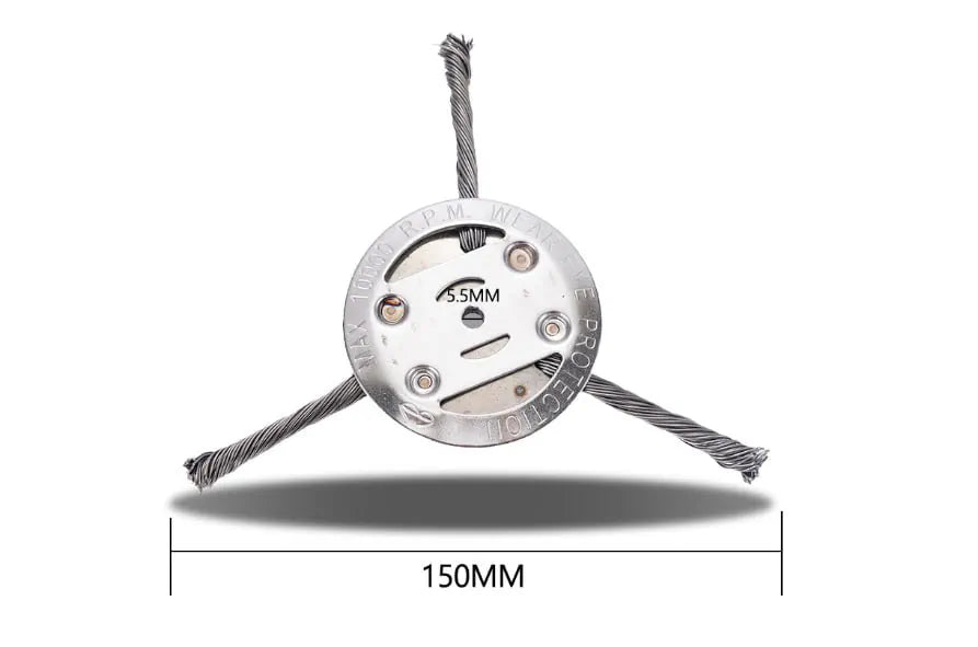 👨🌾6 inch Steel Wire Brush Cutter Trimmer Head🔥
