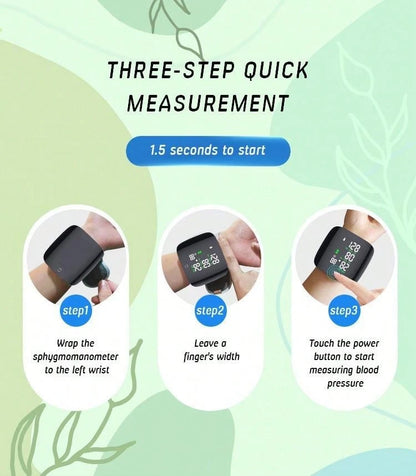 Professional Wrist BP Monitor – USB Rechargeable