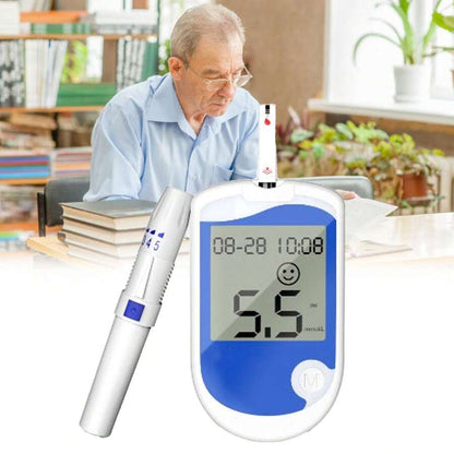 Blood Glucose Monitor Kit with 50 Strips & Lancets