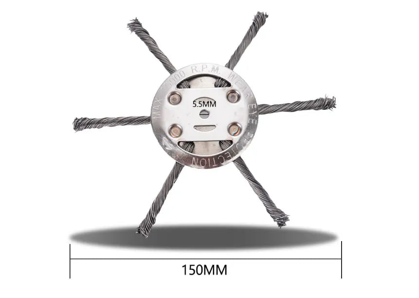 👨‍🌾6 inch Steel Wire Brush Cutter Trimmer Head🔥
