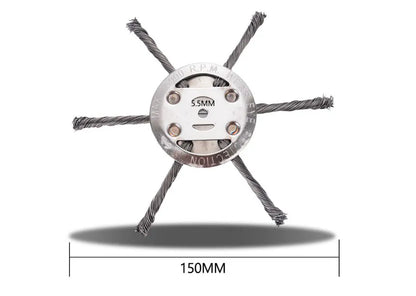 👨‍🌾6 inch Steel Wire Brush Cutter Trimmer Head🔥